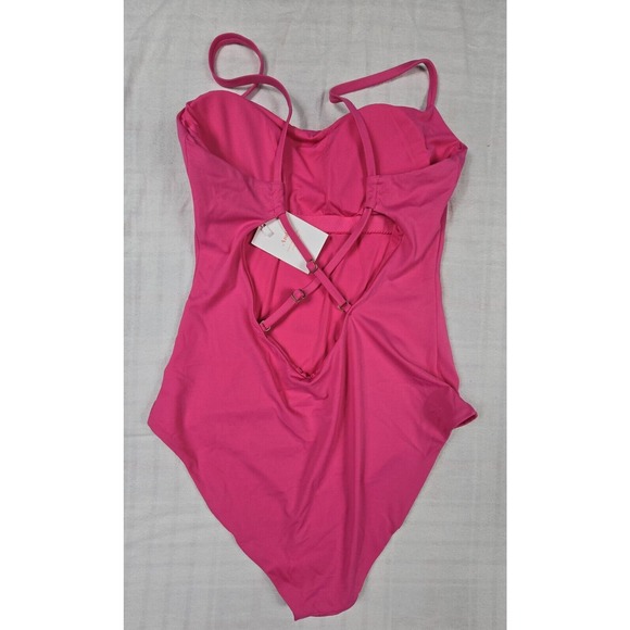 Andie Swim The Jetties One Piece Womens Size Medium Tall In Pink NWT - Picture 2 of 7